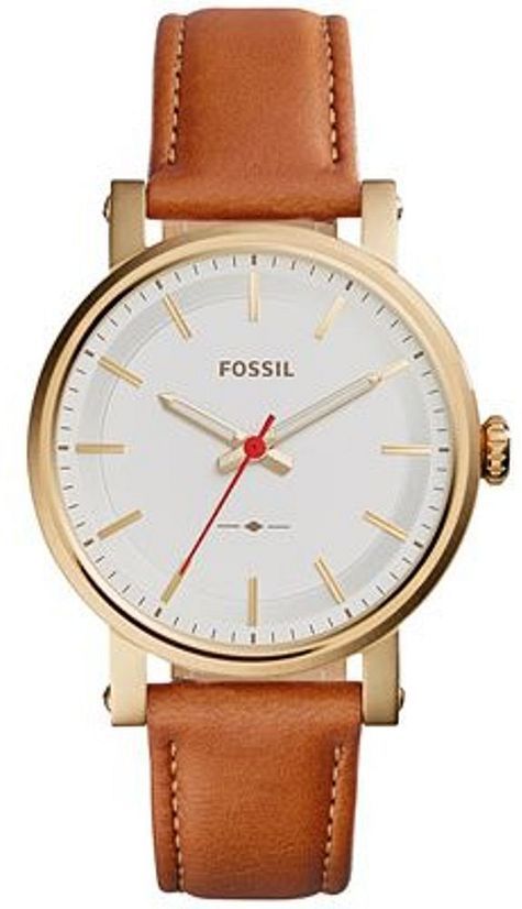 Women's Fossil Original Boyfriend Leather Band Watch ES4181