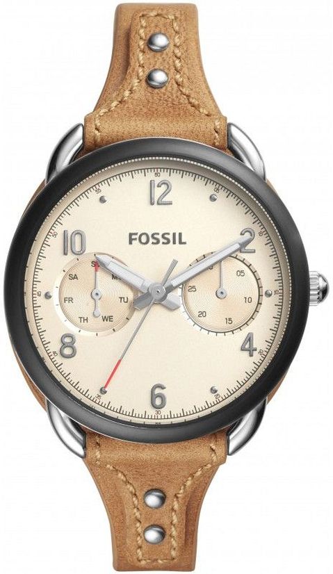 Women's Fossil Tailor Leather Multifunction Watch ES4175
