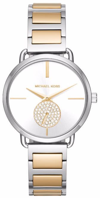 Women's Michael Kors Portia Crystallized Steel Watch MK3679