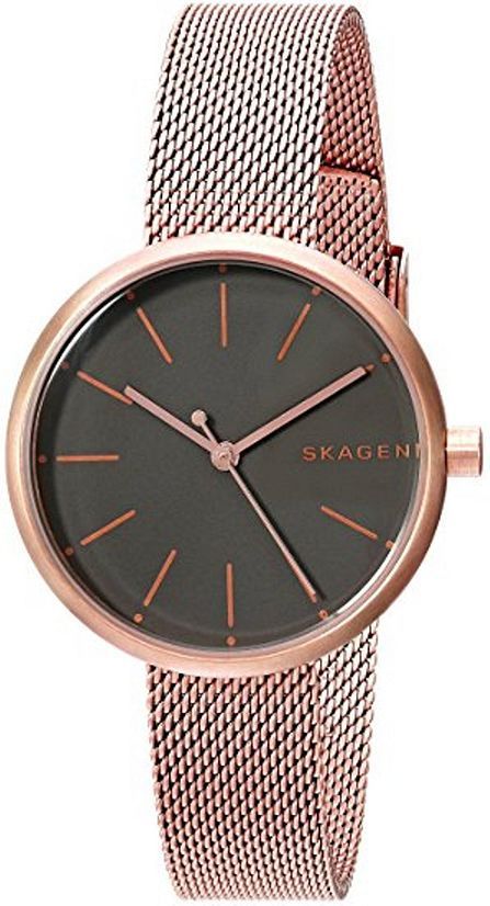 Women's Skagen Signatur Rose Gold Tone Steel Mesh Watch SKW2645
