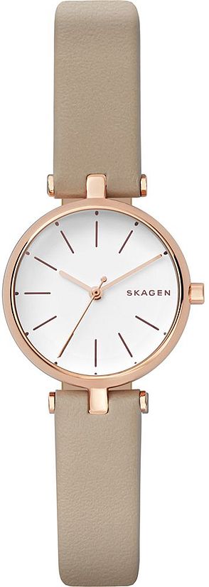 Women's Skagen Signatur Tan Leather Band Watch SKW2643