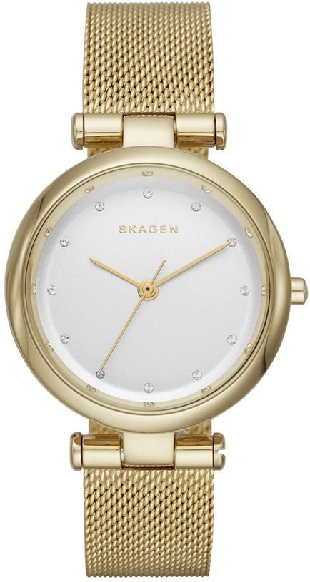 Women's Skagen Tanja Gold Tone Steel Watch SKW2486