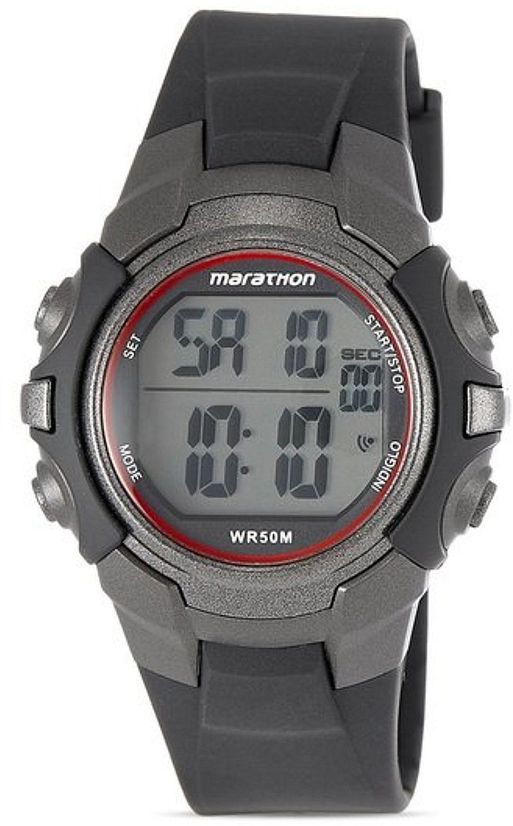 Women's Timex Marathon Sport Black Resin Digital Watch T5K642