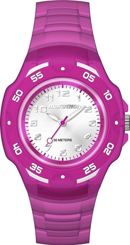 Women's Timex Marthon Analog Mid Purple Silicone Strap Watch TW5M06600