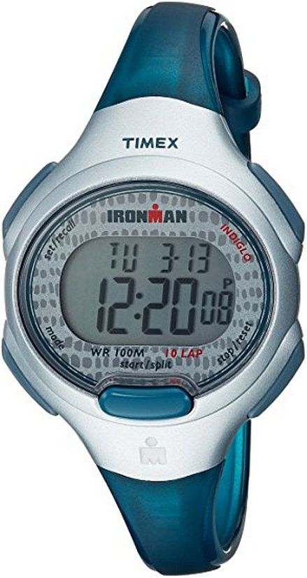 Women's Timex Mid Size Ironman Essential 10 Blue Watch TW5M10100 TW5M10100CA