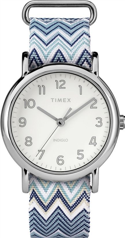 Women's Timex Weekender Blue Nylon Strap Watch TW2R59200